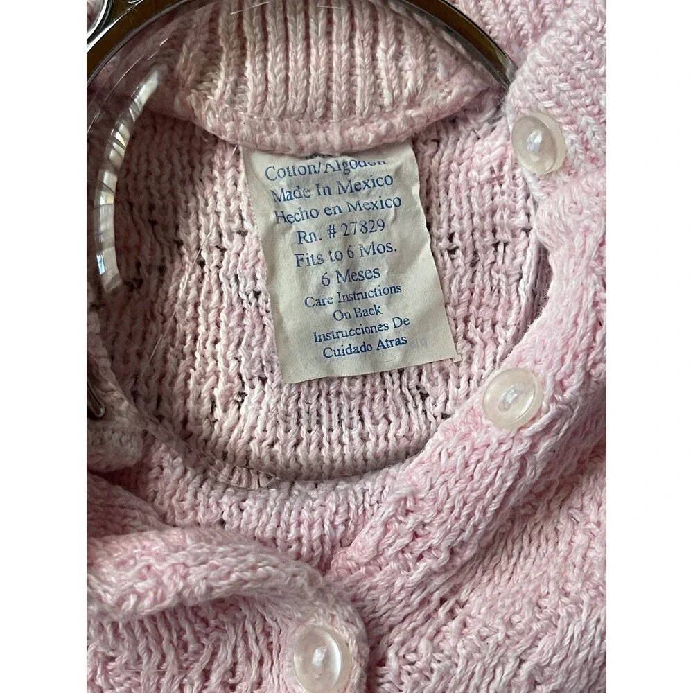 Vintage baby pink Cardigan